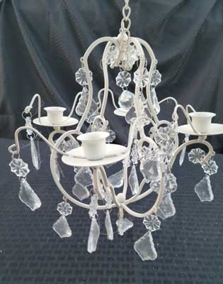 Ivory Candle Chandelier