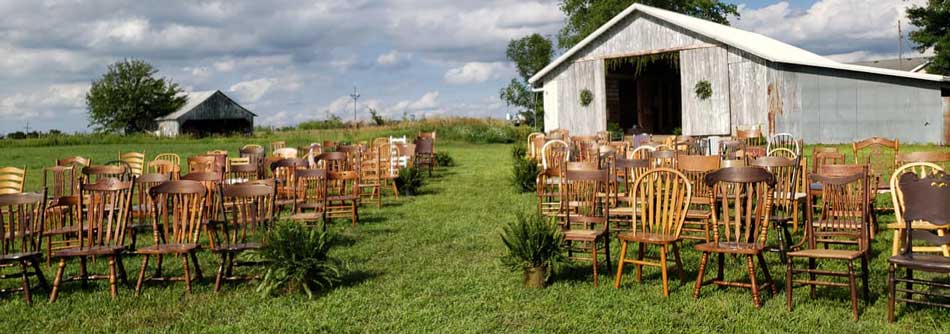 Mis-Match Chairs for rent Springifeld, MO